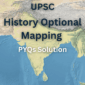 UPSC History Optional Mapping PYQs Solution