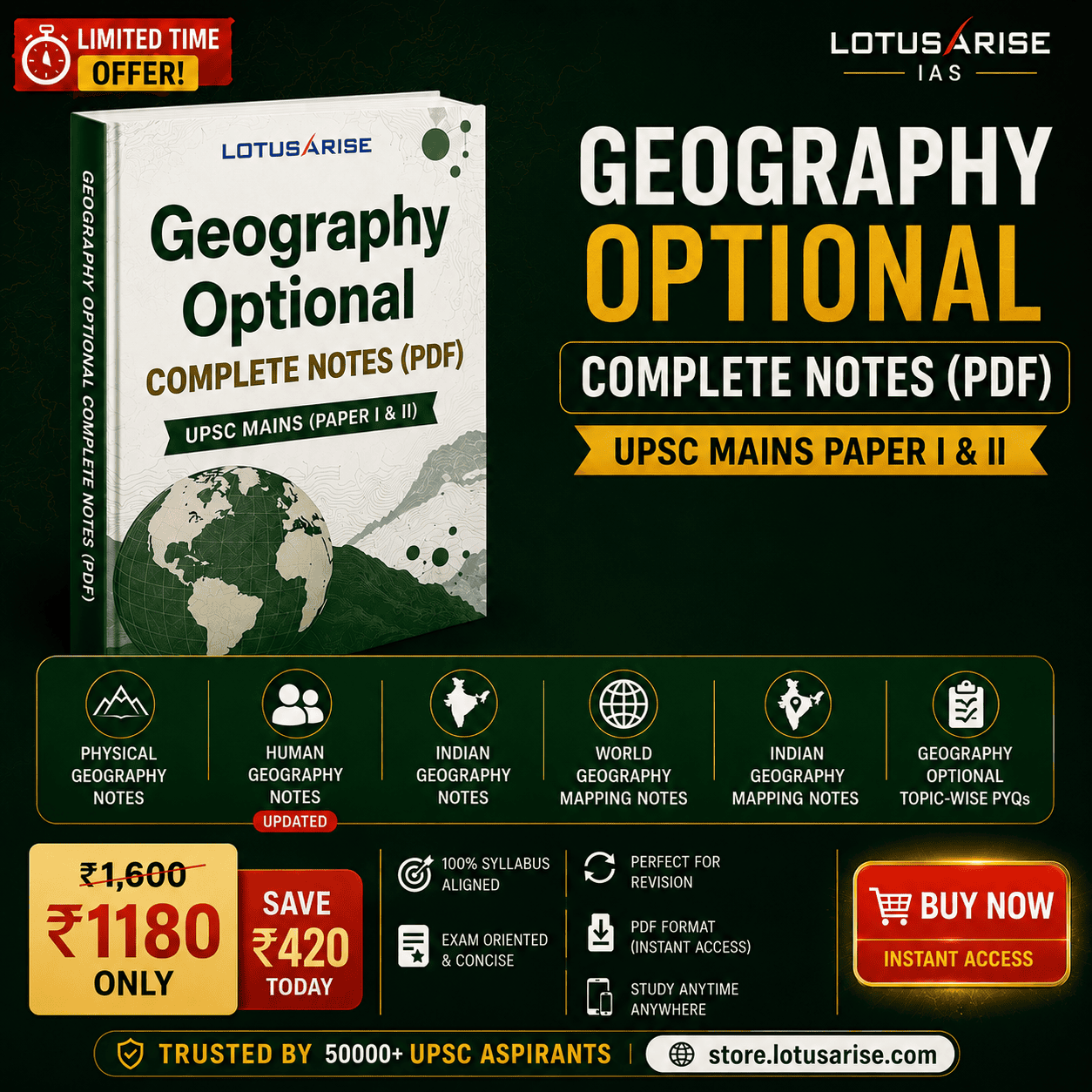 Geography Optional Complete Notes (PDF) – UPSC Mains Geography Optional Complete Notes (PDF) – UPSC Mains