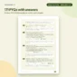Agriculture Notes for UPSC preview: previous year questions with options and answers