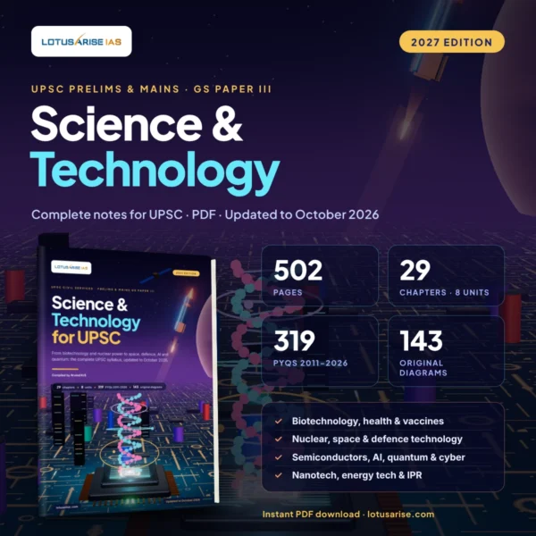 Science and Technology Notes for UPSC 2027 Edition LotusArise